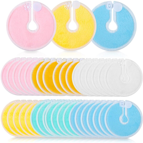 36 Packs G Tube Button Covers Feeding Tube Supplies G Tube Accessories Nursing Pads Reusable G Tube Button Pad Abdominal Dialysis Feeding Tube Supplies for Kid Breastfeeding Stay Dry (Pattern)