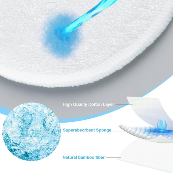 36 Packs G Tube Button Covers Feeding Tube Supplies G Tube Accessories Nursing Pads Reusable G Tube Button Pad Abdominal Dialysis Feeding Tube Supplies for Kid Breastfeeding Stay Dry (Pattern)