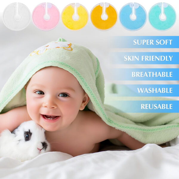 36 Packs G Tube Button Covers Feeding Tube Supplies G Tube Accessories Nursing Pads Reusable G Tube Button Pad Abdominal Dialysis Feeding Tube Supplies for Kid Breastfeeding Stay Dry (Pattern)