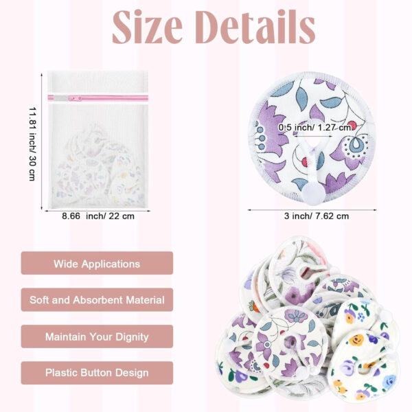 32 Packs Gtube Button Covers with Laundry Bag, Abdominal Feeding Tube Supplies, Reusable G Tube Accessories for Kids Baby Breastfeeding Nursing Care
