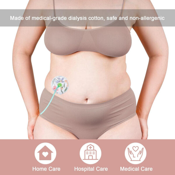 32 Packs Gtube Button Covers with Laundry Bag, Abdominal Feeding Tube Supplies, Reusable G Tube Accessories for Kids Baby Breastfeeding Nursing Care