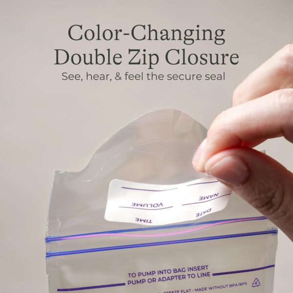 688c22b77ce9aebf98b3c1b8a78c2172cf63e9014ae4906d38e3e.jpg Lansinoh Breastmilk Storage Bags, 100 Count, Baby Essentials, Fast Freeze & Thaw Breast Milk Bags for Baby Bottle Feeding, Superior Strength & Stretch, 6 Ounce