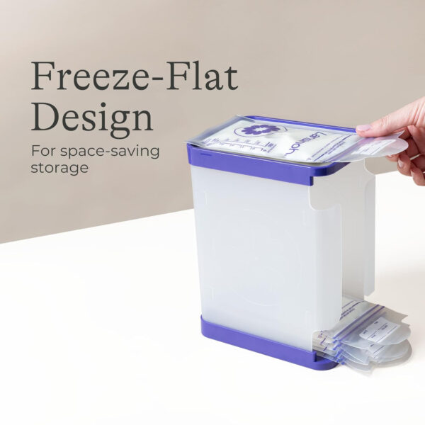 688c22b94954ab5ab595205141626f21547ad0f581d51a03688ae.jpg Lansinoh Breastmilk Storage Bags, 100 Count, Baby Essentials, Fast Freeze & Thaw Breast Milk Bags for Baby Bottle Feeding, Superior Strength & Stretch, 6 Ounce