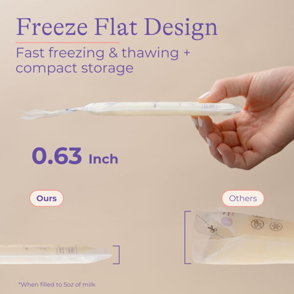 688c22bca73d23c3975a0ad0991288f0c4c029ca73e51b7cb990d.jpg Lansinoh Breastmilk Storage Bags, 100 Count, Baby Essentials, Fast Freeze & Thaw Breast Milk Bags for Baby Bottle Feeding, Superior Strength & Stretch, 6 Ounce