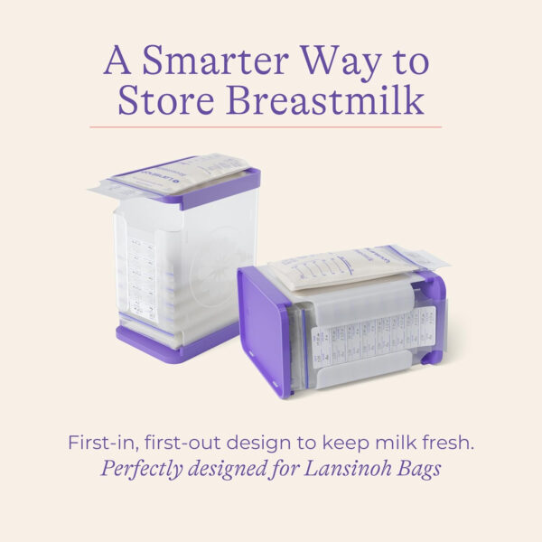 688c22c1ee869594836ec14dd7b6d01a1ef5b6d44a99d5cbbc0d5.jpg Lansinoh Breastmilk Storage Bags, 100 Count, Baby Essentials, Fast Freeze & Thaw Breast Milk Bags for Baby Bottle Feeding, Superior Strength & Stretch, 6 Ounce