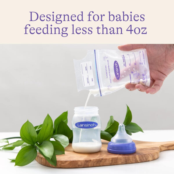 688c22c8652aab55aab872371bd04c8fca4a5534482806fa56698.jpg Lansinoh Breastmilk Storage Bags, 100 Count, Baby Essentials, Fast Freeze & Thaw Breast Milk Bags for Baby Bottle Feeding, Superior Strength & Stretch, 6 Ounce