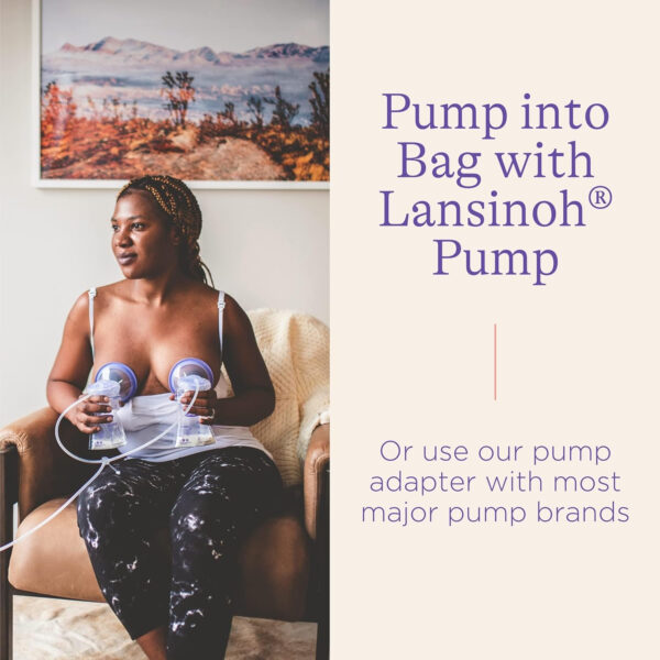 688c22cab87691efc29a0e684fec6f1167589a9cbe1228368e3db.jpg Lansinoh Breastmilk Storage Bags, 100 Count, Baby Essentials, Fast Freeze & Thaw Breast Milk Bags for Baby Bottle Feeding, Superior Strength & Stretch, 6 Ounce