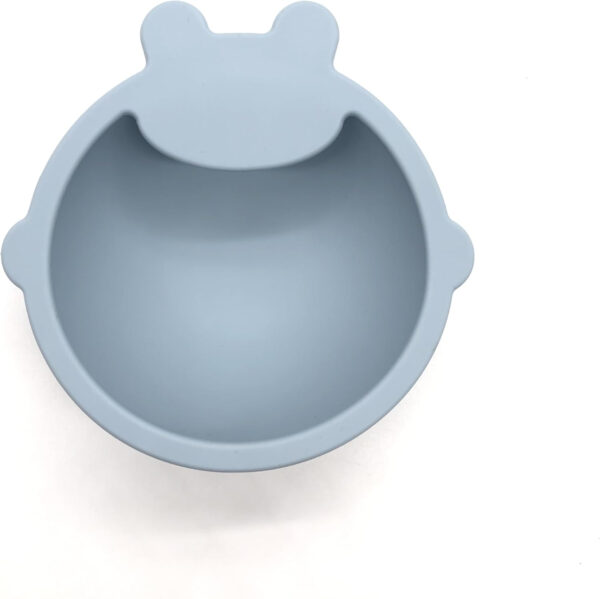 Silicone Baby Feeding Set, Toddler Feeding Set With Divided Suction Plate Bowl Spoons Forks Sippy Cup Adjustable Bib Non Slip Mat, Baby Eating Utensils, Bear Shape, 7-Piece, (Pink)