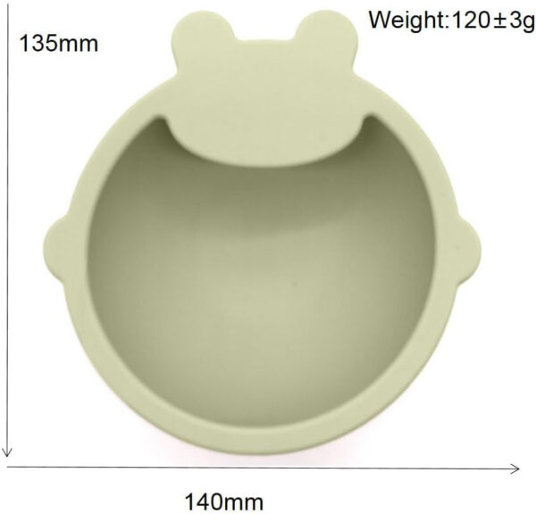 Silicone Baby Feeding Set, Toddler Feeding Set With Divided Suction Plate Bowl Spoons Forks Sippy Cup Adjustable Bib Non Slip Mat, Baby Eating Utensils, Bear Shape, 7-Piece, (Pink)