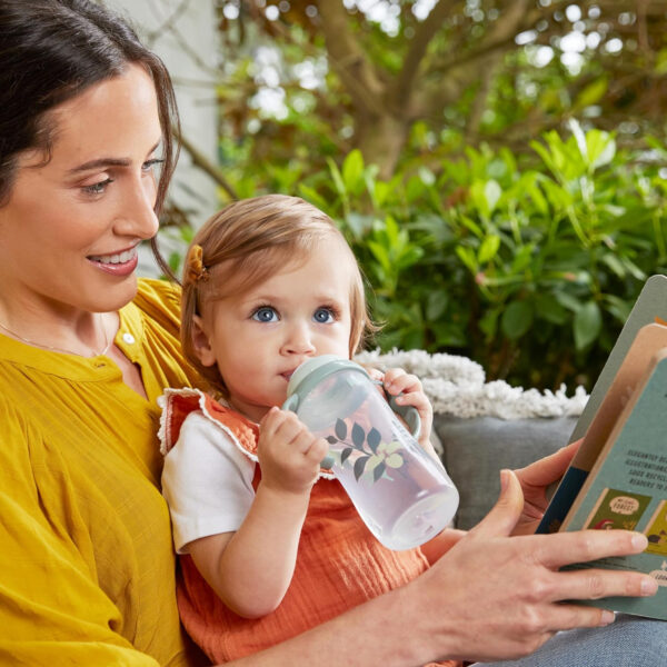 NUK Large Learner Tritan Cup, 10 oz, 8+ Months – BPA Free, Spill Proof Sippy Cup