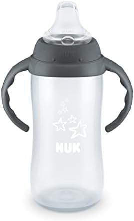 NUK Large Learner Tritan Cup, 10 oz, 8+ Months – BPA Free, Spill Proof Sippy Cup