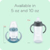 NUK Learner Cup, 6+ Months, Timeless Collection, Amazon Exclusive, 5 Oz, Pack of 2 – BPA Free, Spill Proof Sippy Cup