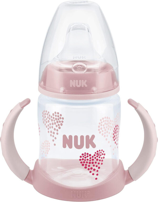 NUK Learner Cup, 6+ Months, Timeless Collection, Amazon Exclusive, 5 Oz, Pack of 2 – BPA Free, Spill Proof Sippy Cup