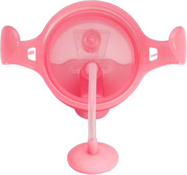 Munchkin Any Angle Sippy Cups for Toddlers, Spill Proof Weighted Straw Cup with Transition Handles for Babies 6 Months and Up, 2 Pack, Blue/Green