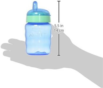 Philips AVENT My Easy Sippy Cup with Soft Spout and Spill-Proof Design, Pink/Purple, 9oz, SCF553/23 (Pack of 2)