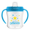 Dr. Brown's Milestones Soft Spout Sippy Cup with Handles, Blue Star, BPA-Free, 6 oz/180 mL, 6m+