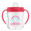 Dr. Brown's Milestones Soft Spout Sippy Cup with Handles, Blue Star, BPA-Free, 6 oz/180 mL, 6m+
