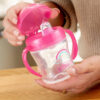 Dr. Brown's Milestones Soft Spout Sippy Cup with Handles, Blue Star, BPA-Free, 6 oz/180 mL, 6m+