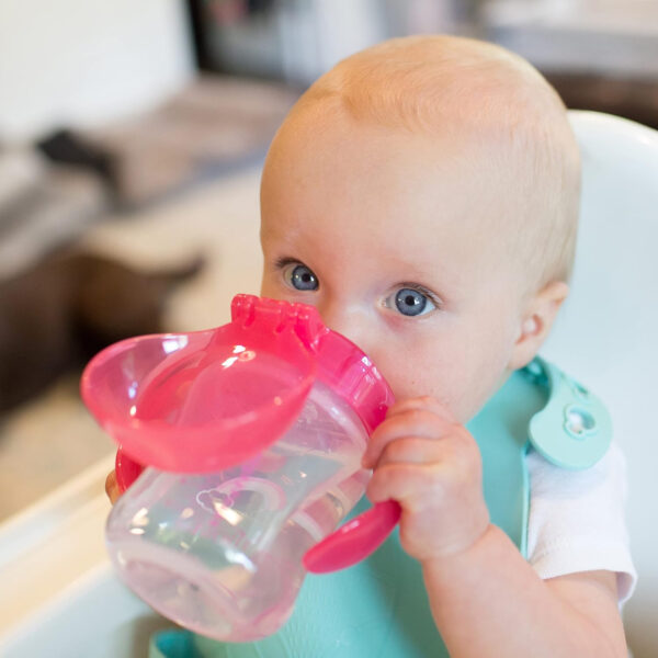 Dr. Brown's Milestones Soft Spout Sippy Cup with Handles, Blue Star, BPA-Free, 6 oz/180 mL, 6m+