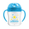 Dr. Brown's Milestones Soft Spout Sippy Cup with Handles, Blue Star, BPA-Free, 6 oz/180 mL, 6m+