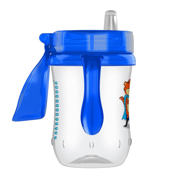 Dr. Brown's Milestones Soft Spout Sippy Cup with Handles, Blue Star, BPA-Free, 6 oz/180 mL, 6m+