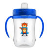 Dr. Brown's Milestones Soft Spout Sippy Cup with Handles, Blue Star, BPA-Free, 6 oz/180 mL, 6m+