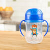 Dr. Brown's Milestones Soft Spout Sippy Cup with Handles, Blue Star, BPA-Free, 6 oz/180 mL, 6m+