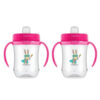 Dr. Brown's Milestones Soft Spout Sippy Cup with Handles, Blue Star, BPA-Free, 6 oz/180 mL, 6m+
