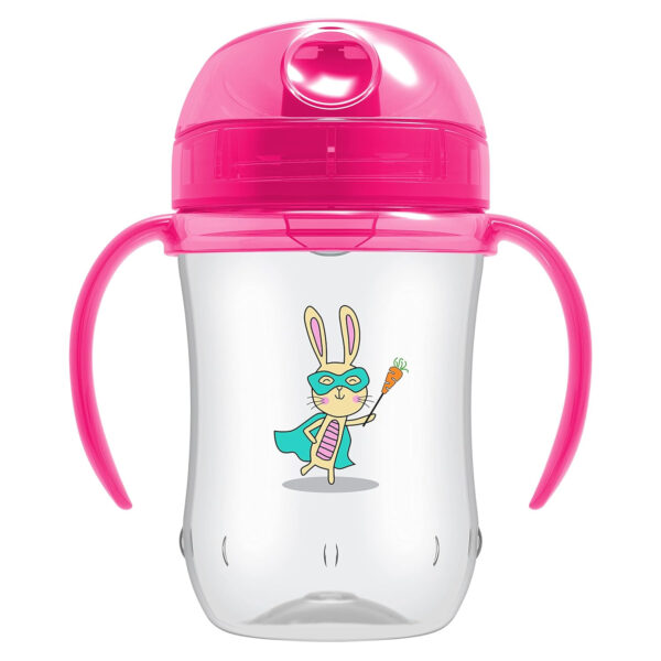Dr. Brown's Milestones Soft Spout Sippy Cup with Handles, Blue Star, BPA-Free, 6 oz/180 mL, 6m+