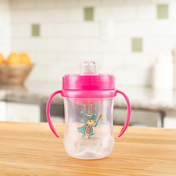Dr. Brown's Milestones Soft Spout Sippy Cup with Handles, Blue Star, BPA-Free, 6 oz/180 mL, 6m+