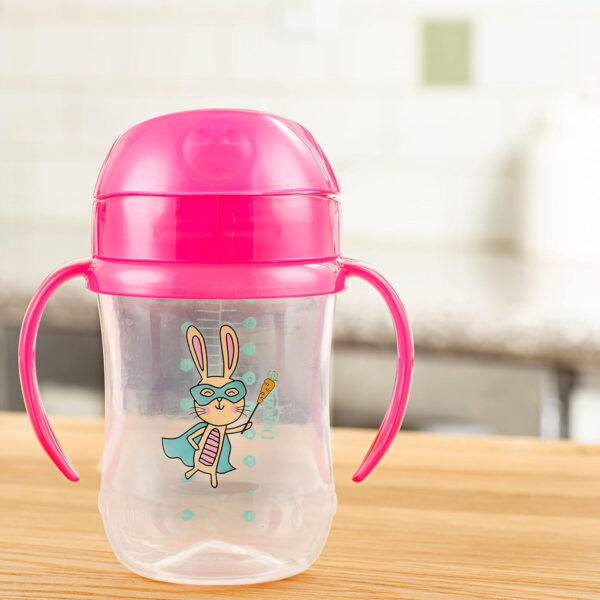 Dr. Brown's Milestones Soft Spout Sippy Cup with Handles, Blue Star, BPA-Free, 6 oz/180 mL, 6m+