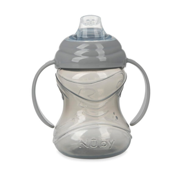 688c312c52e6b8634638d3c0c2692bed00fa1b95c5f58c2e8d3af.jpg Nuby Clik-It Soft Spout No-Spill Training Sippy Cup with Handles - (3-Pack) 10 Oz - 4+ Months - Neutral