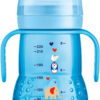 MAM Trainer Sippy Cup for Toddlers 1-3, 8 oz. Transition Drinking Cup with Extra-Soft Spout, Spill-Free Nipple, and Non-Slip Handles, for Girls 4+ Months, 1 Count