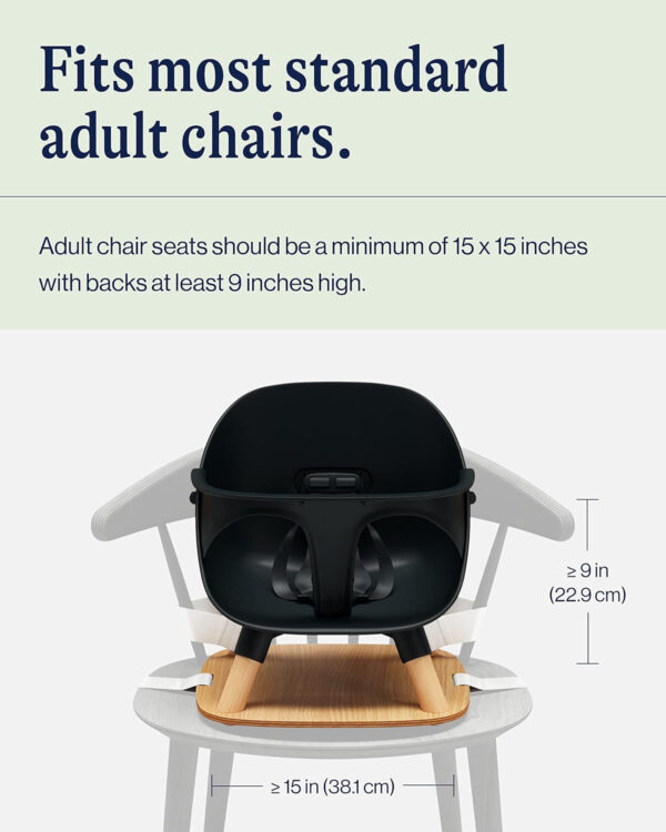 688c3261659d5c8a1496fa8f4dba0653c6e14530d14bbb53fef5c.jpg Lalo The Booster Seat for Babies & Toddlers, Children's Booster Seat, Easy to Clean Five-Point Safety Harness & Durable Non-Toxic Plastic Seat & Belly Bar - Sage