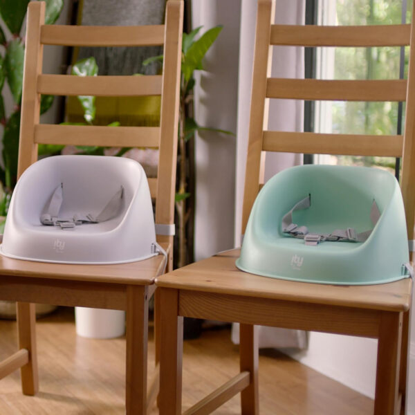 Ingenuity: ity by Ingenuity My Spot Easy-Clean Baby Booster Feeding Chair, 3-Point Harness, Washable Removable Straps - Teal