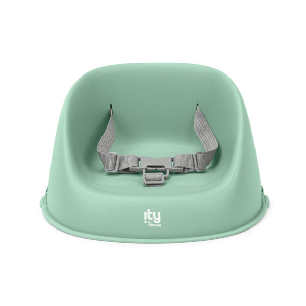 Ingenuity: ity by Ingenuity My Spot Easy-Clean Baby Booster Feeding Chair, 3-Point Harness, Washable Removable Straps - Teal