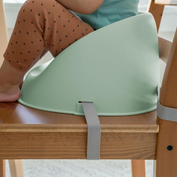 Ingenuity: ity by Ingenuity My Spot Easy-Clean Baby Booster Feeding Chair, 3-Point Harness, Washable Removable Straps - Teal