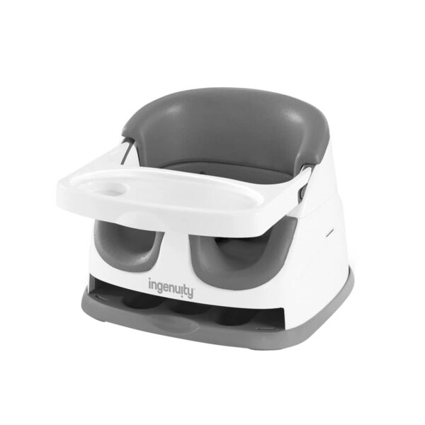 Ingenuity Baby Base 2-in-1 Seat - Slate - Booster Feeding Seat