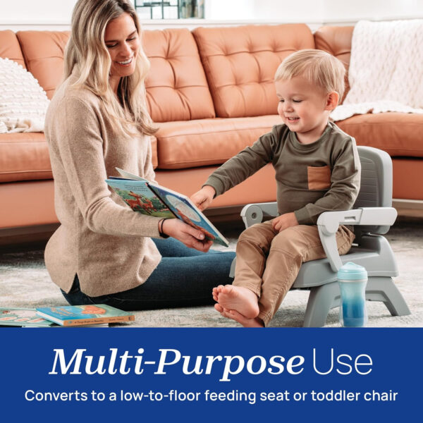 Chicco Bento™ 3-in-1 Portable Booster Seat for Table, Feeding Seat and Toddler Chair for Babies and Toddlers, for Children up to 50 lbs., Lightweight, Compact Fold | Sage/Green