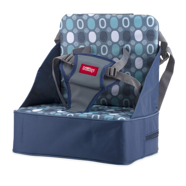 688c348419e82388287110944e67d1d1ae16a084b6e4db97ce3f2.jpg Nuby Easy Go Booster Seat - Travel Booster Seat for Babies and Toddlers - Holds Up to 35 Pounds - 9+ Months - Gray