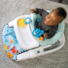 Baby Einstein Dine & Discover Multi-Use Booster Feeding & Floor Activity Seat with Self-Storing Tray