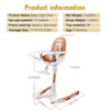 Hot Mom Baby High Chair Adjustable Seat Angle Lift Height Double Tray Luxury Baby Eating Chair,Lifetime Availability,White Gold