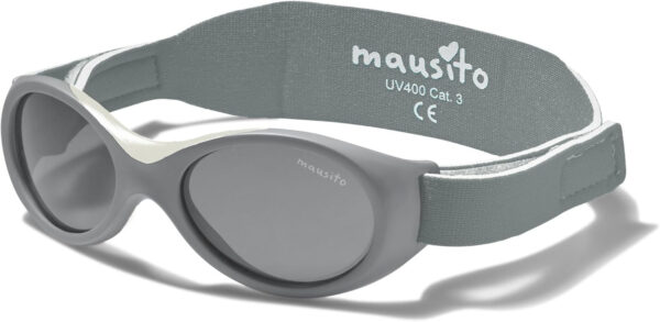 Mausito BABY sunglasses 0-24 months | Flexible BPA-Free infant sunglasses with adjustable strap | 100% UV Protection Sunnies