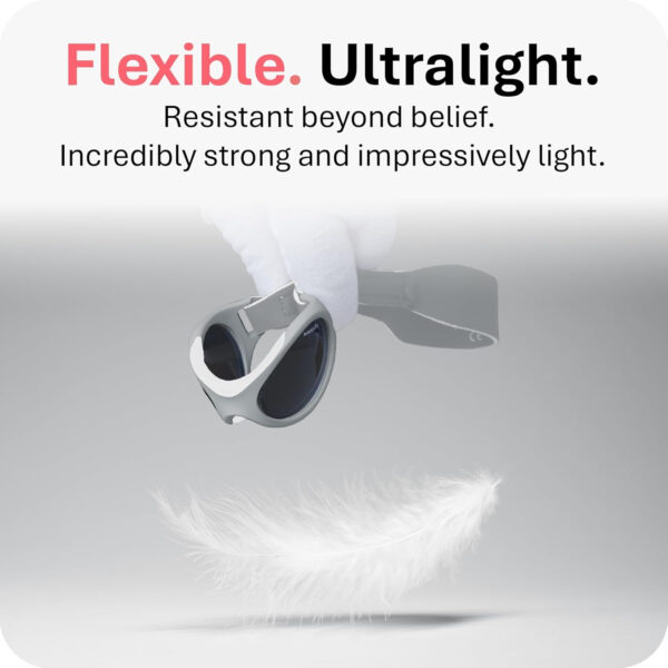 Mausito BABY sunglasses 0-24 months | Flexible BPA-Free infant sunglasses with adjustable strap | 100% UV Protection Sunnies