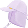Adjustable Baby Sun Hats with UPF50+ & Neck Flap Protection - Perfect Swim & Play Toddler Hat for Girls & Boys