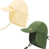 Adjustable Baby Sun Hats with UPF50+ & Neck Flap Protection - Perfect Swim & Play Toddler Hat for Girls & Boys