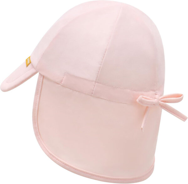 Adjustable Baby Sun Hats with UPF50+ & Neck Flap Protection - Perfect Swim & Play Toddler Hat for Girls & Boys