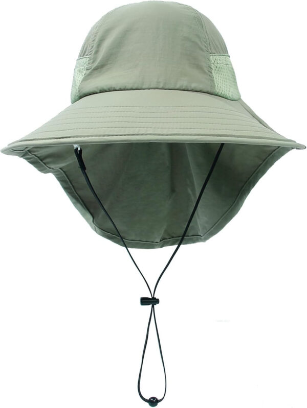 688c39ea6fcaef497325ac6f336079c4c3320257ffdac4e5e648b.jpg Baby Sun Hat Toddler Kids Boys Girls Wide Brim Beach Hats with Sunglasses UPF 50+ Plain Caps with Neck Flap