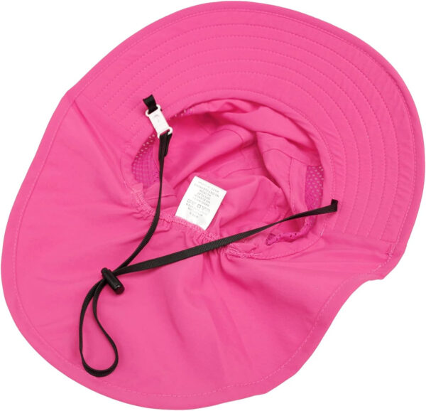 688c3a25055fa0809577a72d37ffacbf9c4741df3a147b7e0c738.jpg Baby Sun Hat Toddler Kids Boys Girls Wide Brim Beach Hats with Sunglasses UPF 50+ Plain Caps with Neck Flap