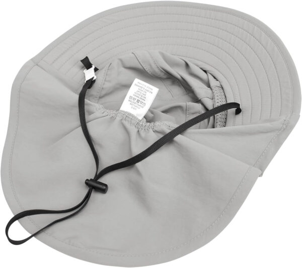 688c3a41dd8b054c7eb71d3cd935dfce7335fba4e92f8372f5511.jpg Baby Sun Hat Toddler Kids Boys Girls Wide Brim Beach Hats with Sunglasses UPF 50+ Plain Caps with Neck Flap